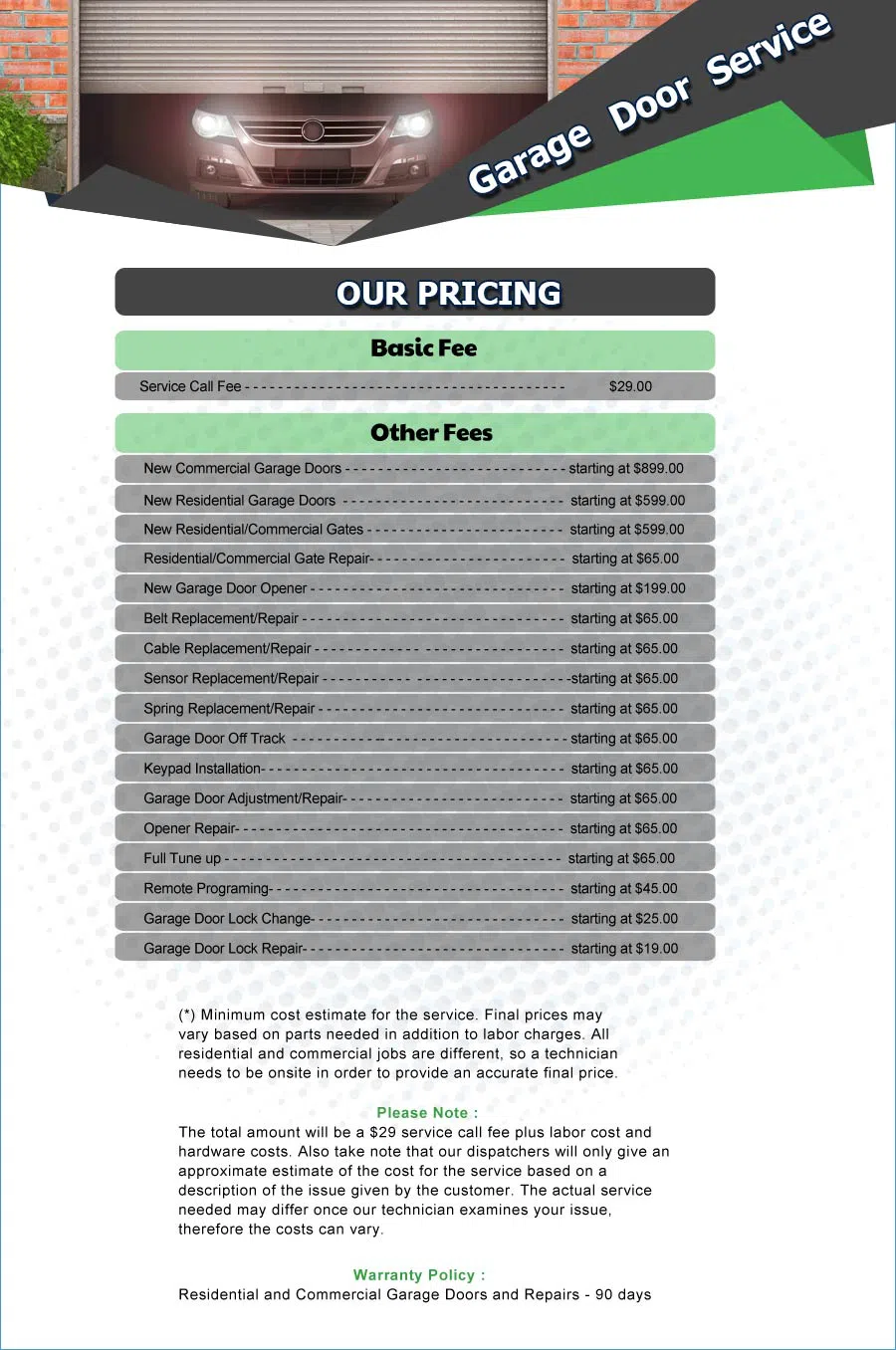 Galaxy Garage Door Service Alexandria, VA 571-285-0002